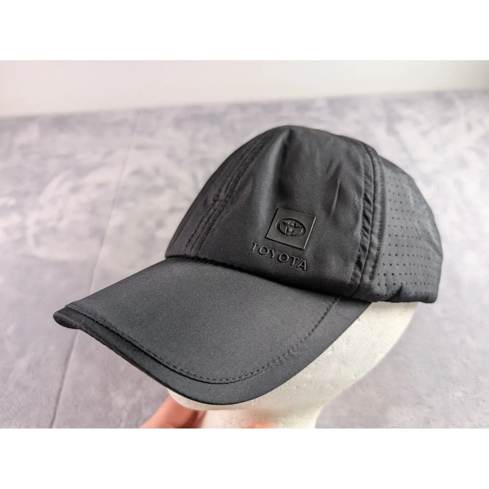 Toyota Black Perforated Performance Baseball Cap Adjustable Hat